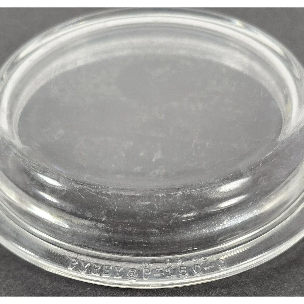 Set of 3 Corning Pyrex White Grab It Bowls One With Glass Lid P-150-B